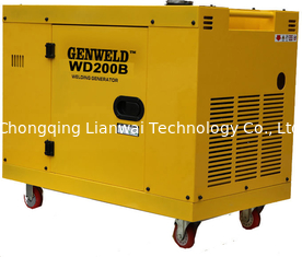 Motor de GENWELD WD200B 200A - soldador conduzido Generator, soldador diesel silencioso Generator
