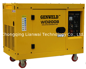 Motor de GENWELD WD200B 200A - soldador conduzido Generator, soldador diesel silencioso Generator