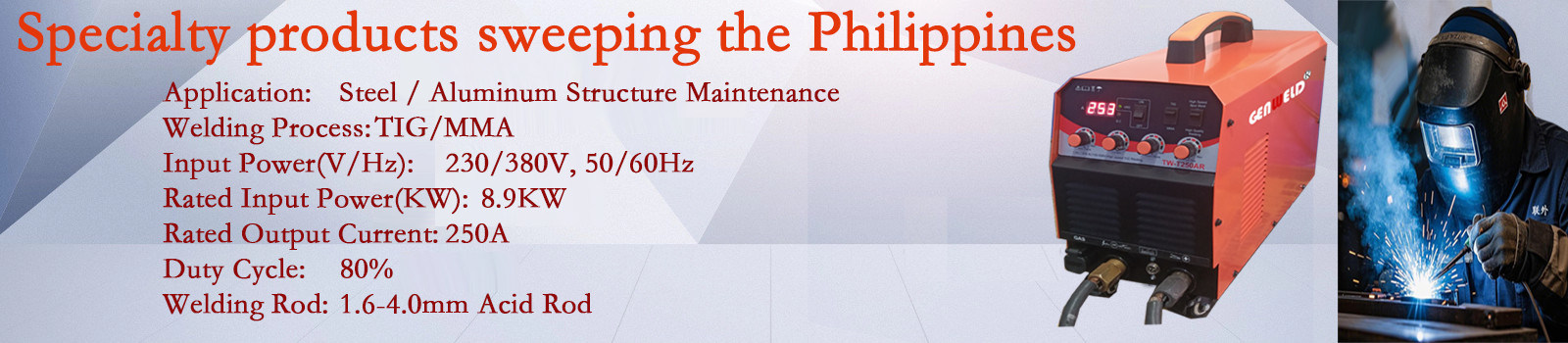 Gerador diesel do soldador