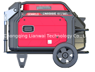 Grupo de gerador silencioso portátil da gasolina 7kW de LWG8000iE