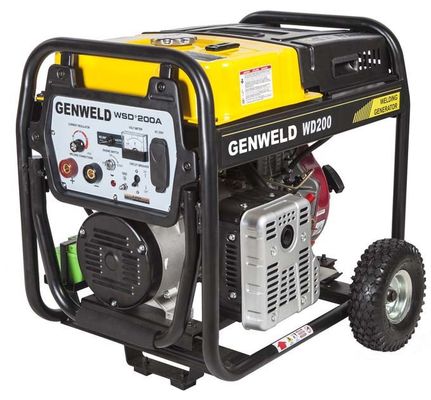 comprar GENWELD Gerador portátil de solda a diesel WD200A 200A AC 6.5Kw Potência de saída online manufacture