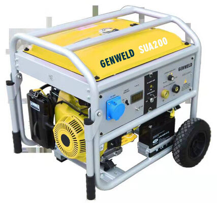 comprar GENWELD SUA200A Máquina de Soldadura MMA de gasolina portátil de 200A com saída auxiliar AC 5.5Kw (ciclo nominal:60%/180A/27.2V) online manufacture