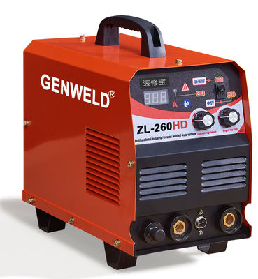 comprar Máquina de Solda Inversora Portátil Multifuncional GENWELD ZL-260HD com Energia AC5.0kw/240V ou 120V e Tanque de Ar de 20L online manufacture